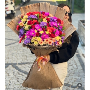 Dev Krizantem Buketi