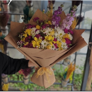 Karışık Papatyalı Buket